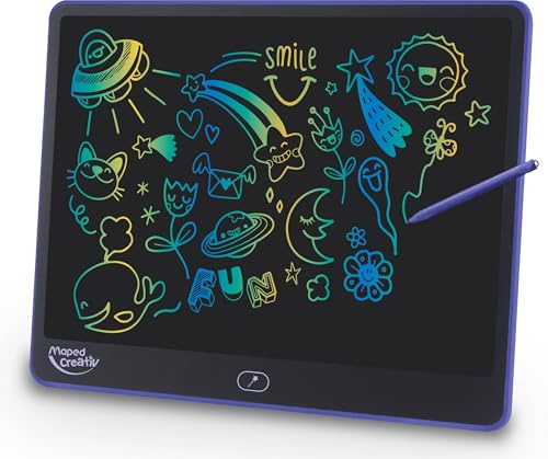 Maped Creativ – Magical Tablet XL – Tablette Dessin LCD Grand Format – Écriture Multicolore – Activité ludique, Propre et réutilisable – Dès 4 Ans