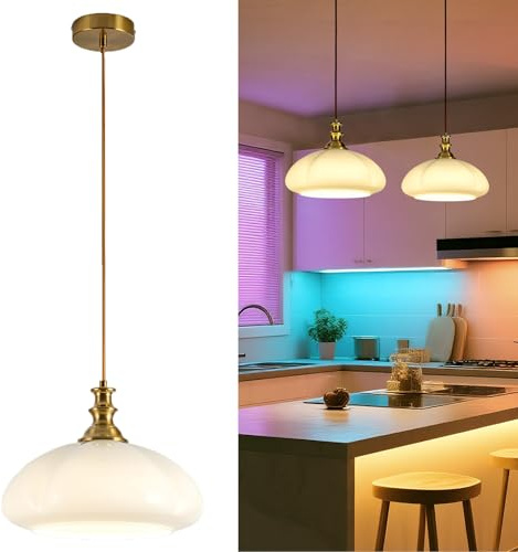 jengush Vintage Hängelampe mit Fernbedienung, Batteriebetrieben Pendelleuchte ohne Stromanschluss, 9 Farben dimmbar Hängelampe für jeden Raum, elegante Hängeleuchte für gemütliche Atmosphäre