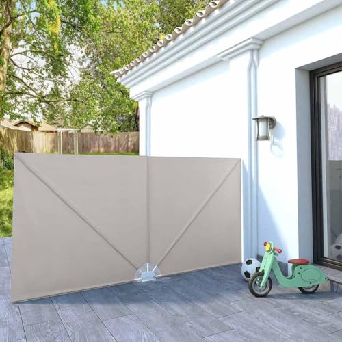 Genérico Toldo Lateral Plegable terraza Color Crema 300x150 cm,Casa y jardín,Jardín,Artículos de Exterior,Sombrillas,Crema,4.45 KG,44568
