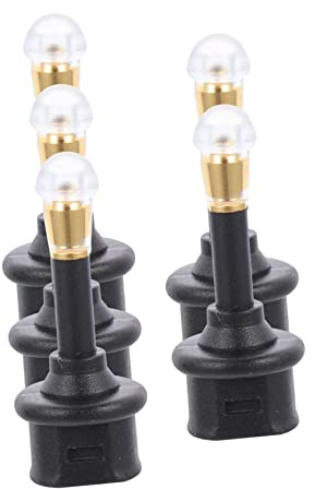 Hoement Adattatore Audio Ottico Digitale 5 Pezzi 3,5 Mm Jack Femmina a Mini Maschio Protezione Sovratensione, Dac 96khz/24bit, Per Dispositivi Audio Domestici Portatili