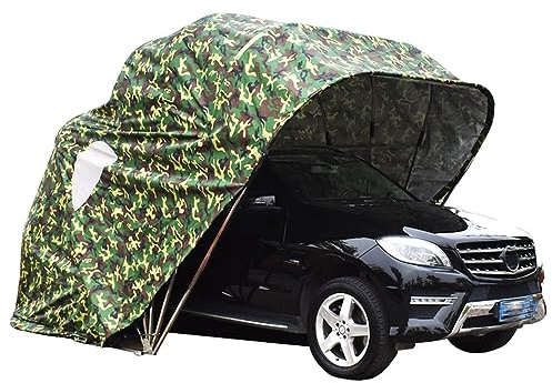 Tienda de campaña para coche con control remoto totalmente automática, gran cochera plegable móvil, resistente a todo tipo de clima, acero inoxidable, resistente al viento, cubierta resistente al