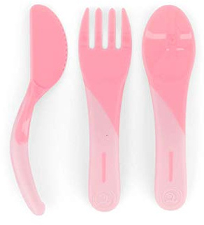 Twistshake 78199 - Cubiertos, color pastel rosa