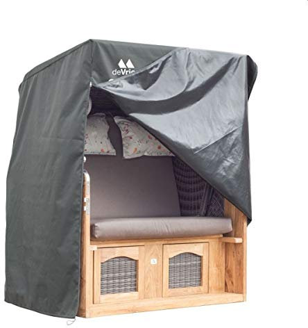 VriesDeko Devries Atmungsaktive Schutzhülle für Strandkorb, Größe XL