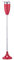 Sfeomi Posacenere a Colonna Regolabile per Esterno Interno Portacenere da Terra Sltezza da 56 cm a 89 cm Posacenere con Piedistallo con Scatola di Sigarette (Rosso)