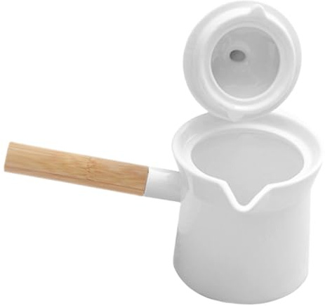 ABOOFAN Théière En Céramique Avec Manche En Bois Passoire Infuseur Théière Chinoise Idéale Pour Le Bureau Ou La Maison