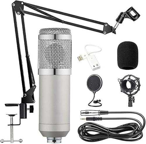 ELzEy Kit microfono a condensatore Kit microfono Microfono da gioco, for giochi, streaming, podcasting