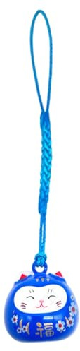 Cloche de charme de téléphone de chat chanceux, cloche de porte-clés de chat chanceux - Pendentif cloche animale | Charm décoratif de garde de chat, symbole de et de richesse