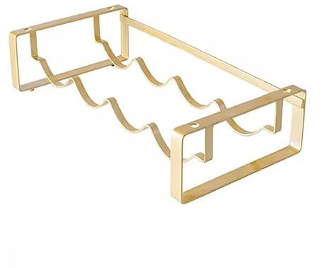 Meuble Bar de Stockage de Comptoir, Cave a Vin en Fer Forgé par Galvanoplastie, Casier à Bouteilles de Vin en Métal Moderne, pour Comptoir, Garde-Manger, Armoire (Size : A)