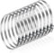 JatilEr 100-120mm Hose Clips, 8 Pcs Adjustable Hose Clamps 304 Stainless Steel Pipe Clips, Pipe Clamps Metal for Securing Hoses or Pipes for Vent Pipe Drain Pipe Exhaust Pipe Water Pipe