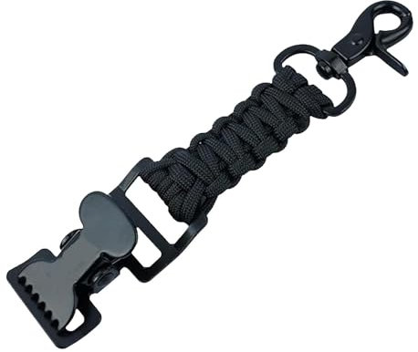 Arbeitshandschuh-Halter-Clip – Fäustling-Clip-Halter, geflochtener Paracord-Fäustling-Clip-Halter, Metallclip für Werkzeuggürtel, Werkzeugtasche, Werkzeugrucksack