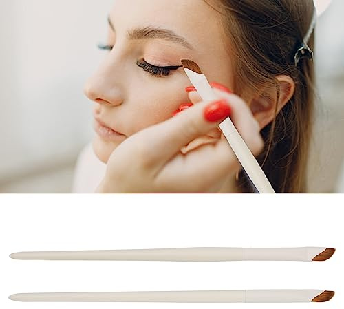 Make-up-Sichel-Eyeliner Brush, 2 Pieces, Professional, Soft Hair, down, Beveled Eyeliner Brush, Cosmetic Tool