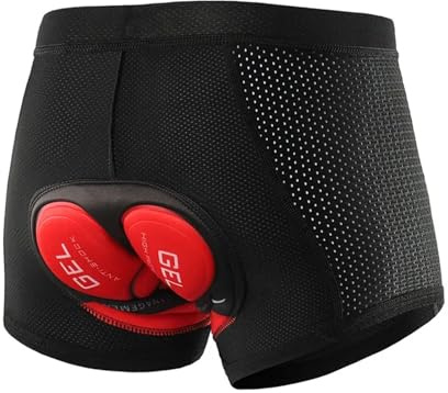 GBZIJIE Culotte Ciclismo Mujer Antideslizante Ropa Interior de Ciclismo 3D Pantalones Cortos Bicicleta montaña a Prueba Golpes Calzoncillos Carretera Transpirables