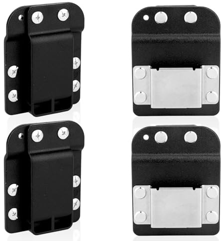 Goktvai Drill Bit Holder for Tool Belt, Quick Grab or Hanging Tape Measure Belt Clip Suitable for 5.1cm/2in Impact Drill Nail Gun High-Altitude Work (Black)