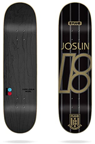 Plan B College Joslin 8.375x32.125 Deck Skateboard, Mehrfarbig (Mehrfarbig), 8,375 x 32,125