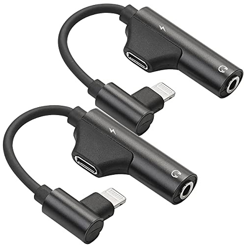 2 adaptateurs vers jack 3,5 mm avec fonction chargement [Auvisio]