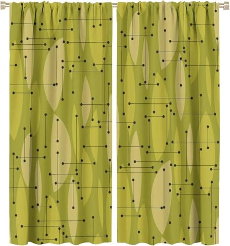Vorhang Blickdicht Ösenschal Bunte Abstrakte Geometrie Gardinen Kinderzimmer Wohnzimmer Living Room Bedroom Dining Room Thermovorhang Ösenvorhänge 2Er Set - 3D Digitaldruck 170X200 cm (B + -984126676