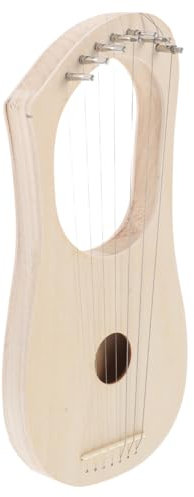 TOYANDONA Holz Leierharfe Bausatz Zum Selbstbau Von Musikinstrumenten Für Junge Mädchen Und Anfänger Mit Allen Materialien Für Einfache Montage Ohne Werkzeug Im Retro-stil