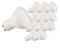 Kanlux 10x 1.2W = 10W Equivalent Incandescent Lamp Power PAR16 Light Source GU10 LED Light Bulbs Energy Saving Non Dimmable Spotlight Downlight (Neutral White 4000k)