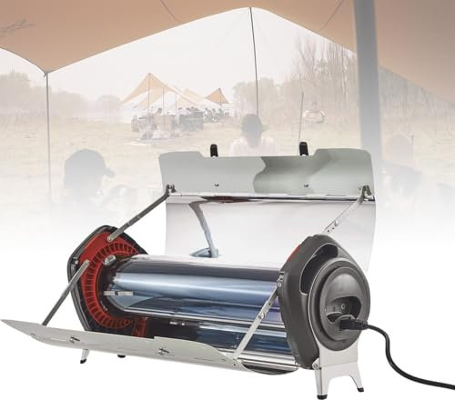 Kit De Four Solaire Pliable, Réchaud Portable Renforcé Avec Design Parabolique Et Sac De Transport pour Le Camping, Le Sac À Dos, L'urgence, Guide Complet De Cuisson En Plein Air