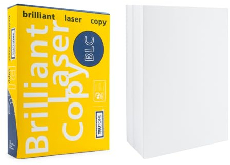 KROWN - Papel A4 80 g/m² - 500 Hojas (1 Paquete de 500) - Folios Blancos Tamaño A4 para Impresión, Copiado y Escritura - Formato Din A4 (500 Folios)