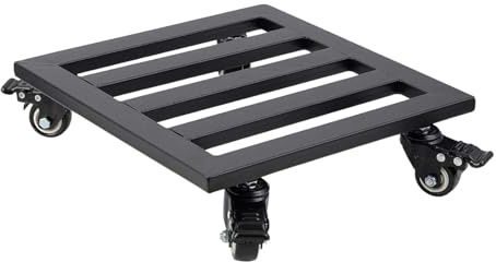 MagiDeal Carrello per vasi da Fiori con Ruote bloccabili, Supporto per Piante in Metallo, Carrello per Soggiorno, Cortile, Giardino, Balcone, 23 Cm
