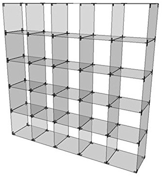 Glassteckvitrine 40 x 40 cm Big Steckvitrine Vitrinen Glasregale Regal Regale Glasregal