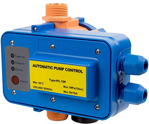 PC-10P Druckschalter/Pumpensteuerung 1 Zoll bis 10 bar für Pumpen bis 2200W