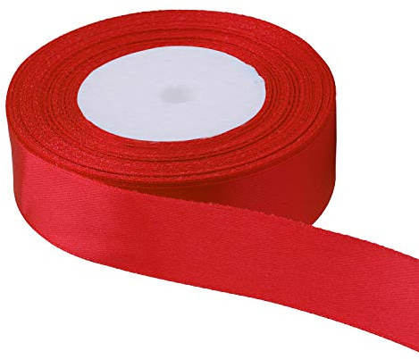 Trimming Shop Doppelseitiges Satinband aus Polyester, 25 m x 25 mm, für Stoffe, Kunst, Handwerk, Geschenkverpackung, Hochzeitsdekoration