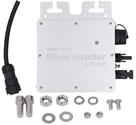 300W Micro Inverter Solar Grid Tie Inverter WIFI Control Micro Wechselrichter Solar Inverter Controller 120 230V AC Outlets Auto Identification IP65 Wasserdichter Solar Wechselrichter