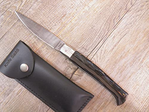 COLTELLO ARTIGIANALE 27,5 CM pattada manico corno di bufalo scanno con lama 12,5 cm art 2
