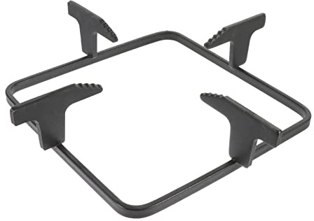Cast Iron Stove Holder Black Square Gas Burner Rack for Kitchen | Gas Stove Support, Gas Stove Accessory, Kitchen Supply, Cast Iron Milk Pan