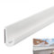 Inscrip Canalones de lluvia con cremallera con forma de J de 23 mm, canalones de lluvia con forma de J, canalones de lluvia autoadhesivos PVC en forma de J para vehículos, camiones, caravanas, barcos