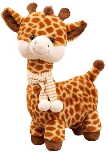 champracer Plüschtiere Giraffe, Kuscheltier Giraffe Süßes Kuscheltier Weiche Giraffe Spielzeug Puppe Geburtstagsgeschenk (28 cm)