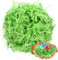Bluelves 200g Erba Pasquale per cestini pasquali,Paglia per Bomboniere,Paglietta Colorata per Cesti,Rafia Verde Paglia Colorata per Decorazioni Pasqua,Uova di Pasqua, Nido di Pasqua-Verde 200g