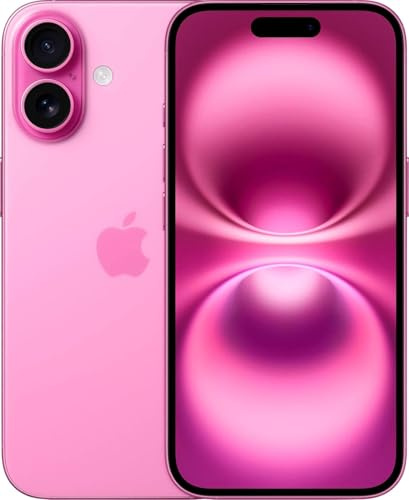 Apple iPhone 16, US Version, 128GB, Pink - Unlocked (Renewed Premium)