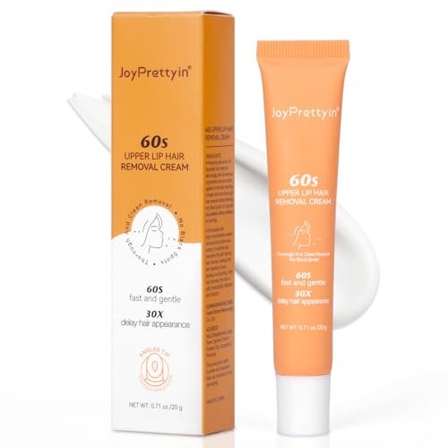 Crema depilatoria facial, crema depilatoria, crema depilatoria del labio superior, crema depilatoria facial para mujeres, depilación suave sin irritación (1 pieza)