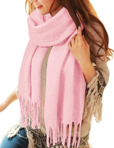 heekpek Schal Damen Winter Halstuch Kuschelig Chunky Großer Frauen Dicker Schal Tücher Pashminas Wraps