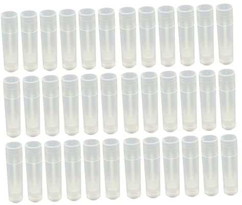 LIFKOME 60stücke Diy Lippenbalsamtube Pet Nachfüllbar Für Lippen Und Körperbalsam Lotionsstifte Lippenstifte Körperbutter Klein Und Leicht Für Make-up-zubehör Und Diy-kosmetik