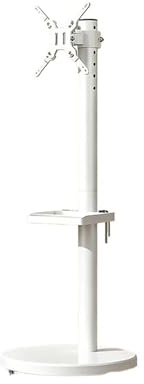 tv mount, TV Stand On Wheels For 10-42 Inch Flat Curved Screen TVs Height-Adjustable With Shelf/Tray VESA 200x200mm,For Most Flat/Curved TV(GRAY)
