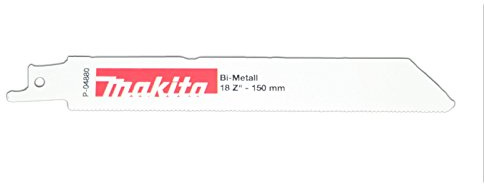 Makita P-04880 Säbelsägeblatt für Edelstahl, Legierungen und Gusseisen (5 Stück)