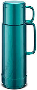 ROTPUNKT Isolierflasche 0,75 L mit integriertem Becher - Hochwertige Isolierkanne Made in Germany I Bis zu 24 h heiß & 36 h kalt (Andreas 80, Shiny Hummingbird)