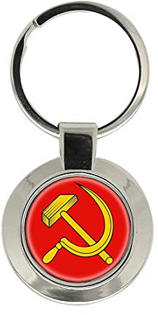 Giftshop UK Hammer und Sichel Schlüsselanhänger