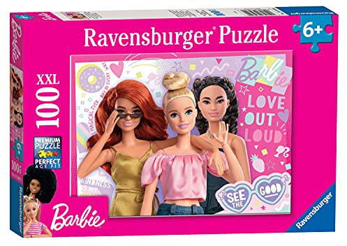 Ravensburger Barbie 100 Piece Jigsaw Puzzles for Kids Age 6 Years Up - Extra Large Pieces