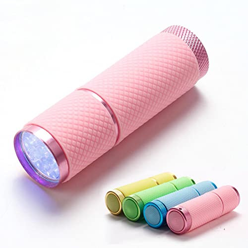 YOUGE asciuga unghie portatile con 9 luci LED - Torcia elettrica notturna - Strumento di asciugatura con torcia lampada UV 25-30 secondi per gel per unghie