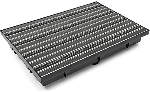 Schuhabstreifer 40 x 60 cm mit Bodenwanne + Gummigitter und Borsten Fußmatte