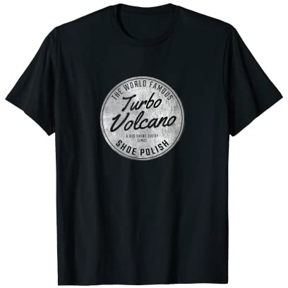 Retro World Famous Turbo Volcano Marke Schuhcreme T-Shirt