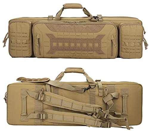 ANSNOW Langer Gewehrkoffer, Taktische Waffentasche, Taktische Tasche, Militär-Rucksack, Gewehrkoffer, Weiche Waffentasche, Multifunktionale Waffentasche Für Jagd, Schießstand, Sport, Aufbewahrung, T