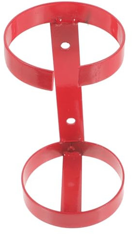 UKCOCO Feuerlöscher Wandhalterung Doppelring Halterung Für Schiff Auto Werkstatt Büro Haus Einfache Montage Robuste Feuerlöscherbefestigung Einsetzbar