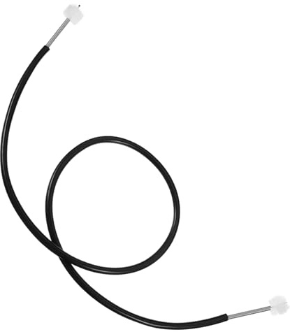Trompetenpflegebürste Reinigungsseil für Hörner und Posaunen, Schwarz | Gummi, Edelstahl und Nylon, Schnell Reinigend, Wiederverwendbar, Tragbar und Leicht