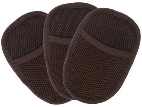 Beavorty Black Plush Shoe Polishing Gloves 3pcs for Leather Care | Shoeshine Cloth, Handheld Buffing and Cleaning Wipe, Portable for On-the-go Use, Shoes and Clothes